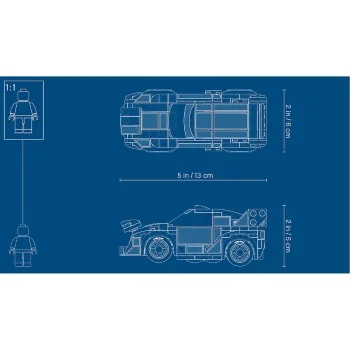 Lego set Speed Champions Ford Fiesta M sport LE75885-1